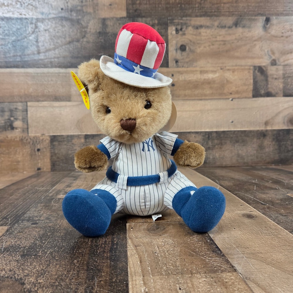Bobblebear Steven Smith New York Yankees Baseball Plush Vintage‎ Sample Rare NWT